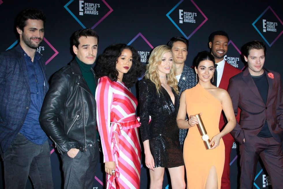 Cast of Shadow Hunters at the People's Choice Awards