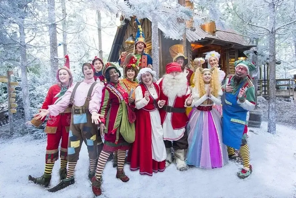 Characters at Lapland UK.