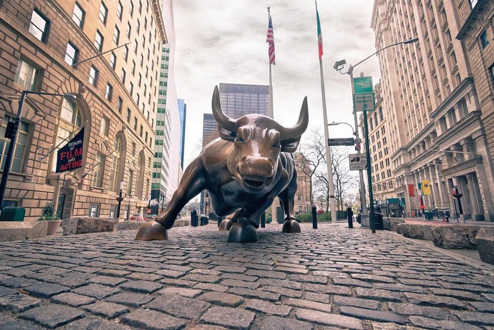 Charging Bull Wall Street