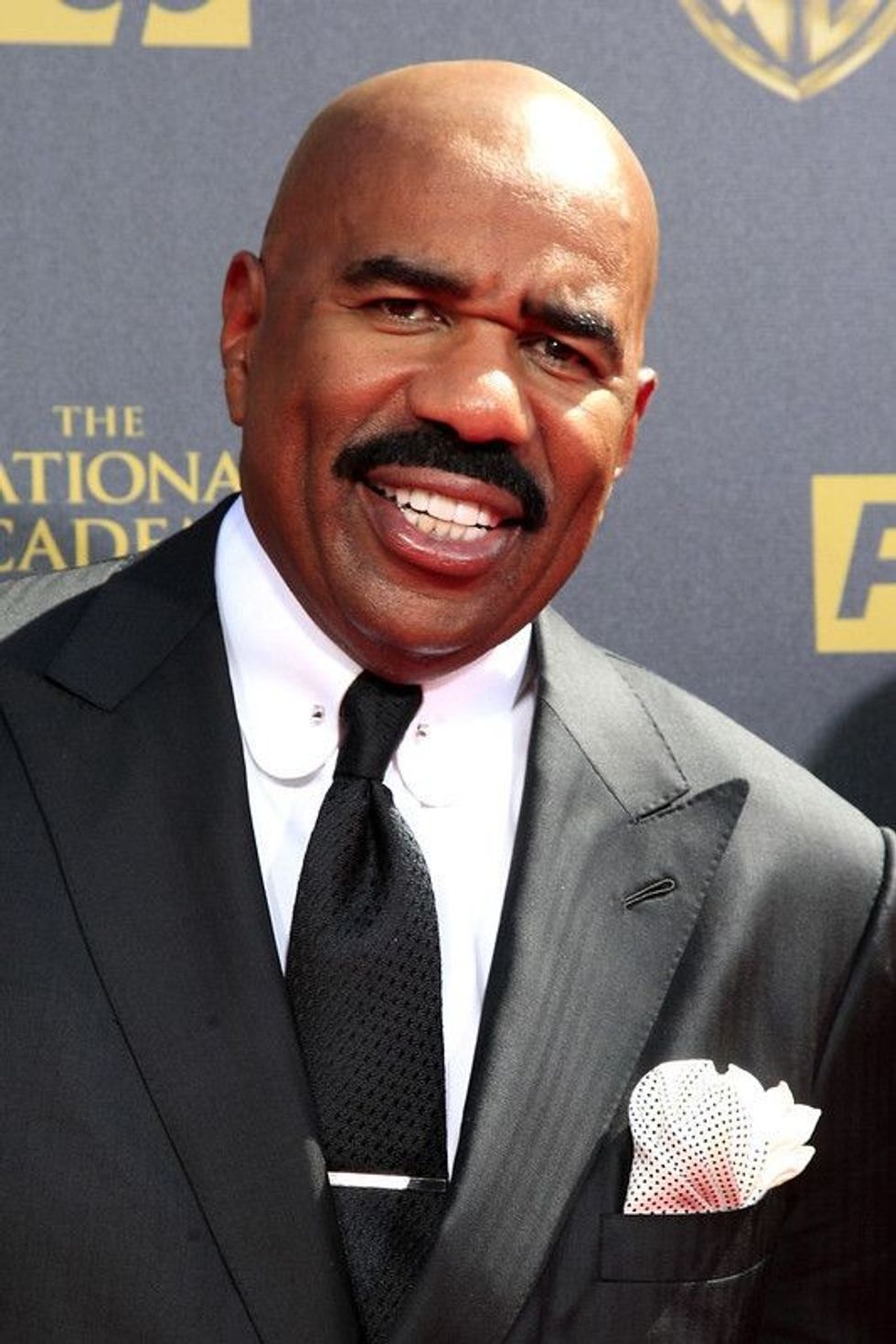 Charismatic Steve Harvey during an event