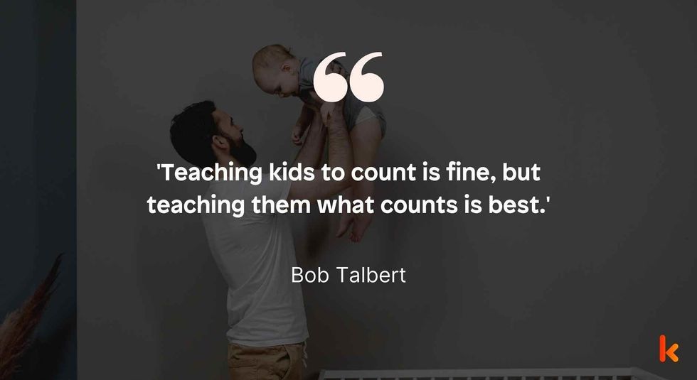 Childcare quote by Bob Talbert