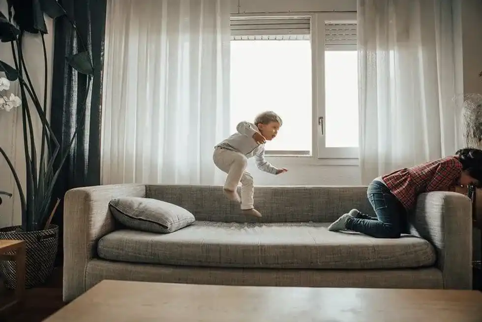Children playing kid friendly alexa games