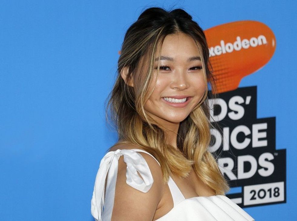Chloe Kim was the youngest snowboarder to win a gold medal at the Olympic snowboarding event.