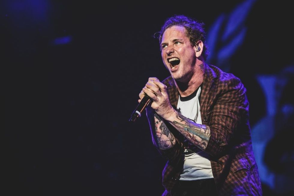 Corey Taylor from Stone Sour and Slipknot performs in concert at Rock im Park festival