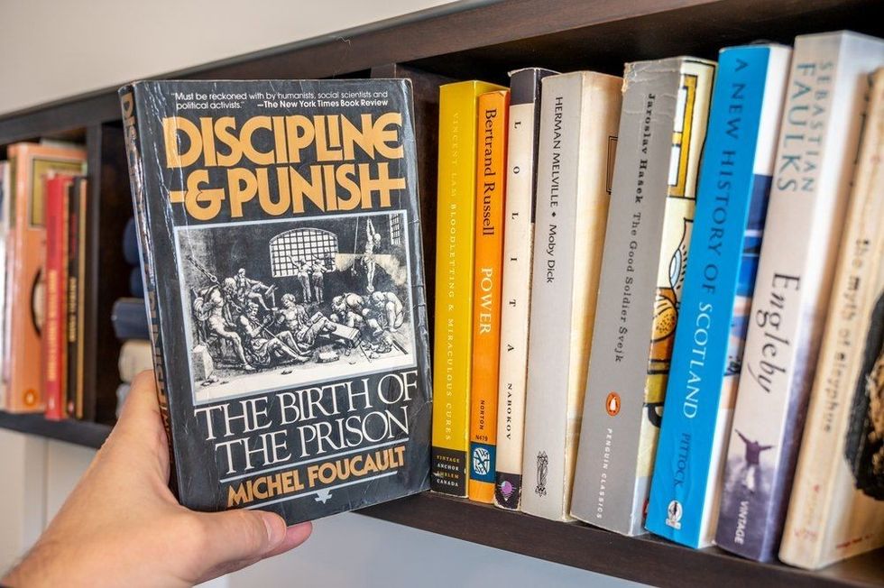 Cover of Discipline and Punish by Michel Foucault.