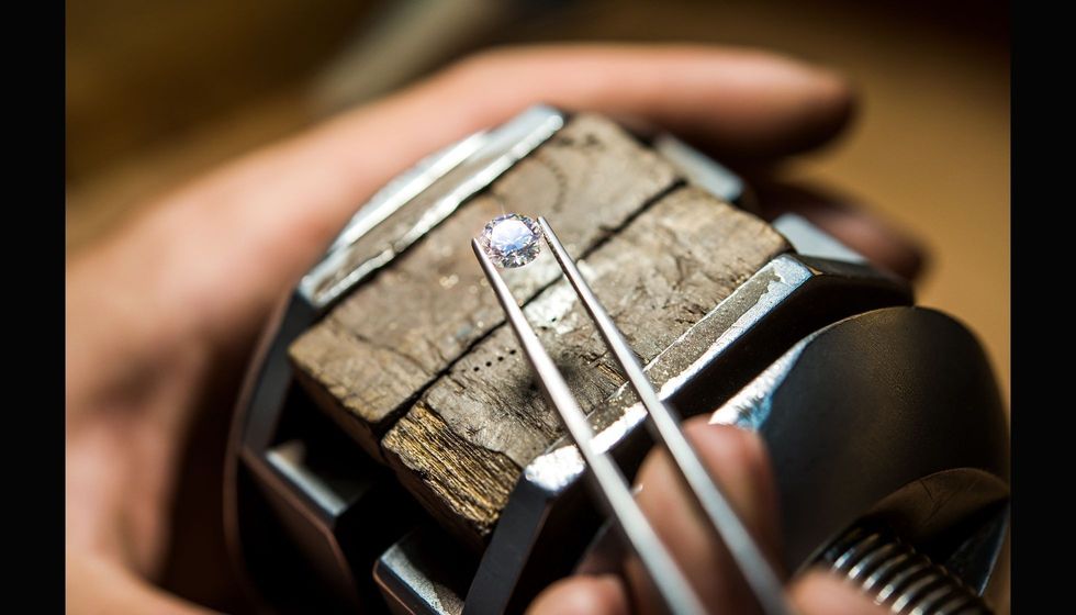 Craft jewelry making with professional tools.