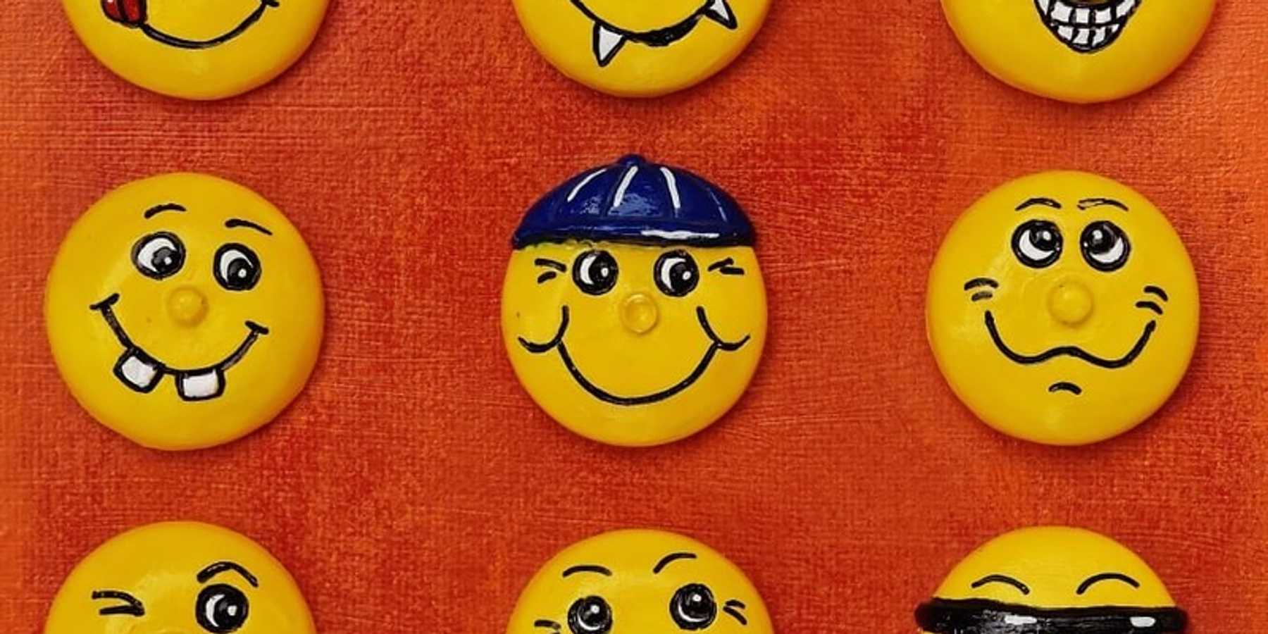 Craft made smiley emojis
Image © iStock