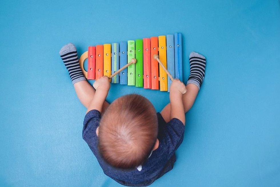 Cute little Musical Loving Kid