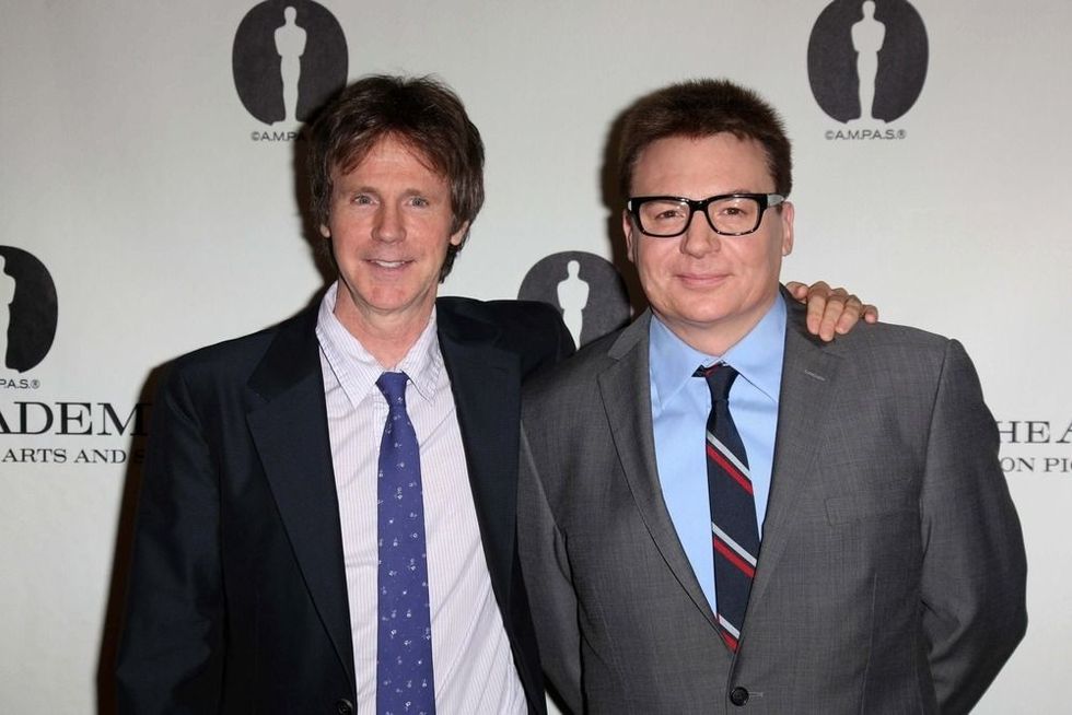 Dana Carvey and Mike Myers at the Academy Of Motion Picture Arts And Sciences Hosts A "Wayne's World" Reunion