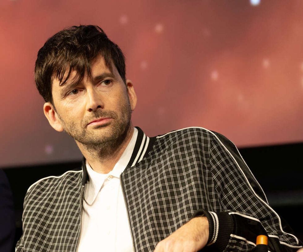 David Tennant attends Amazon Prime Good Omens panel during New York Comic Con