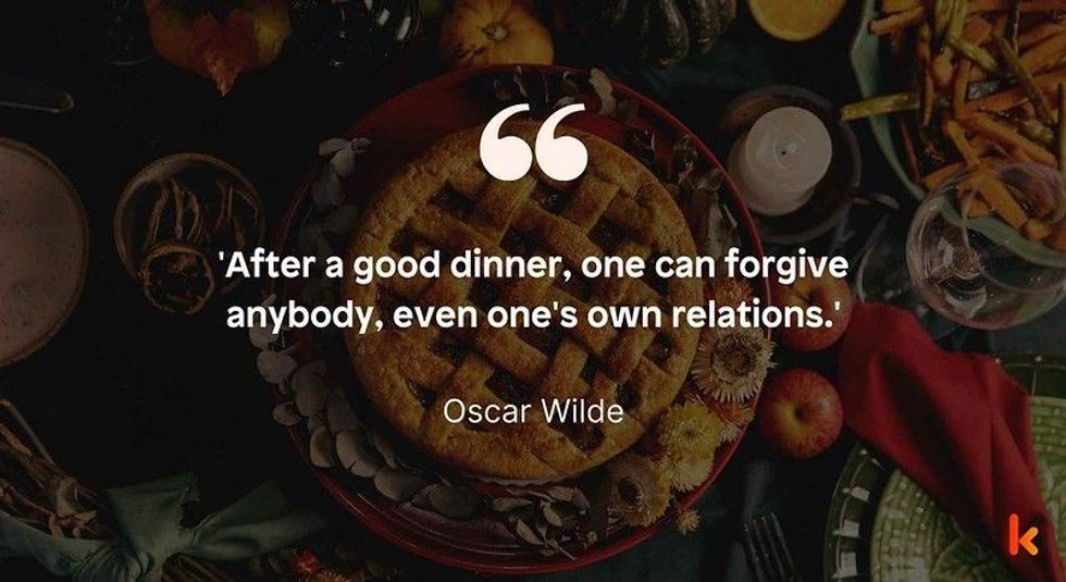 Dinner Quotation from Oscar Wilde