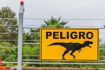 Dinosaur Electric Fence Danger Parque