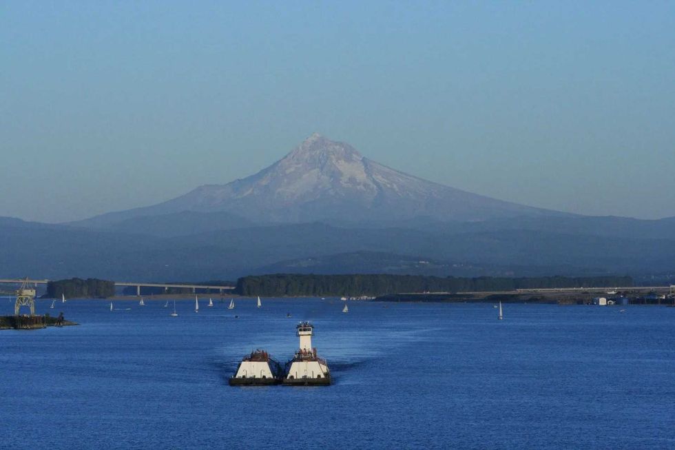 Discharged on the North American continent by the Mackenzie