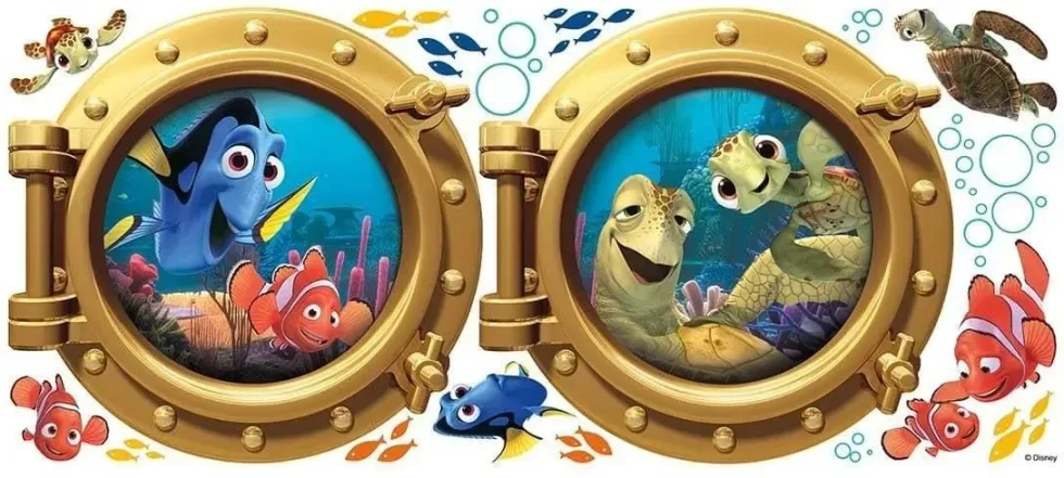 Disney's Nemo and friends giant wall sticker.