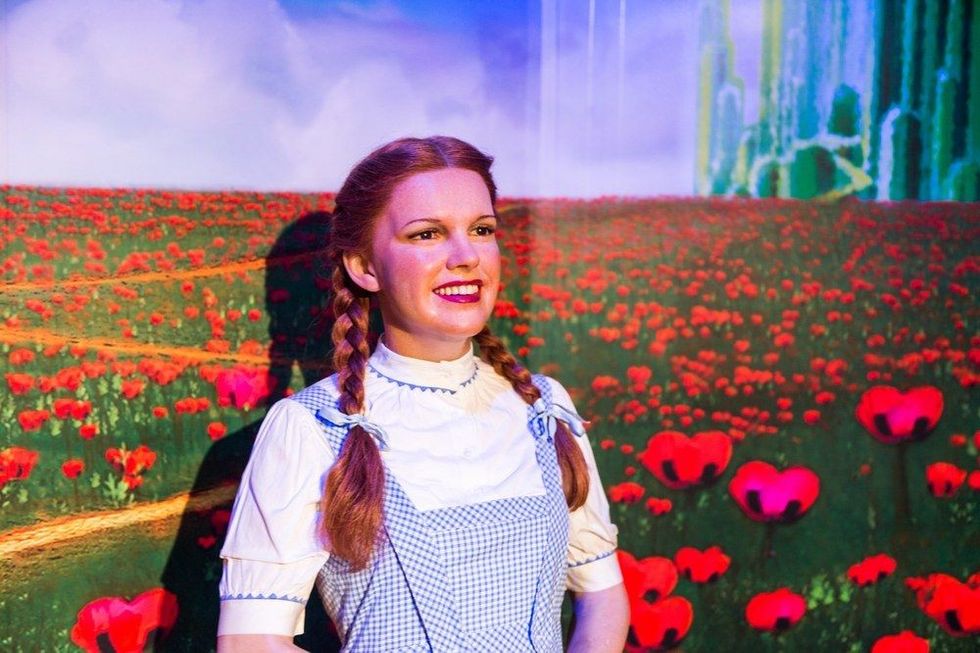 Dorothy from the Oz in the Madame Tussaud wax museum, TImes Square, New York City.