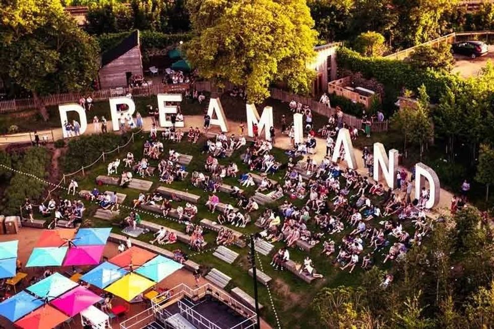 dreamland amusement park ariel view