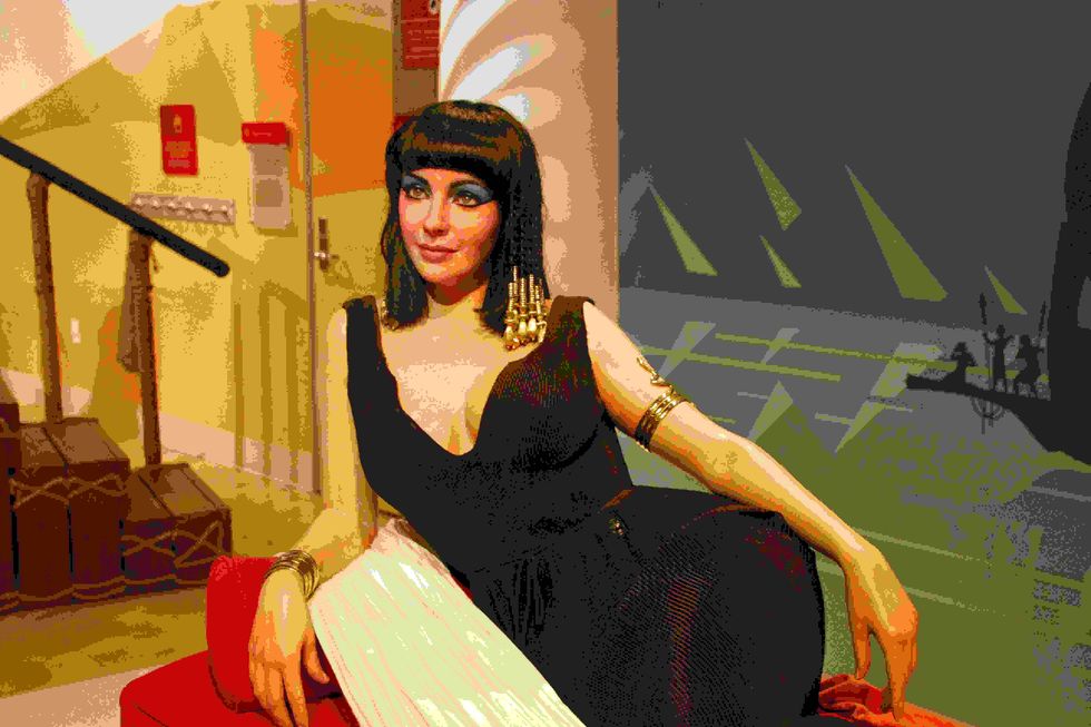 Elizabeth Taylor wax figure at Madame Tussauds museum in Hollywood.