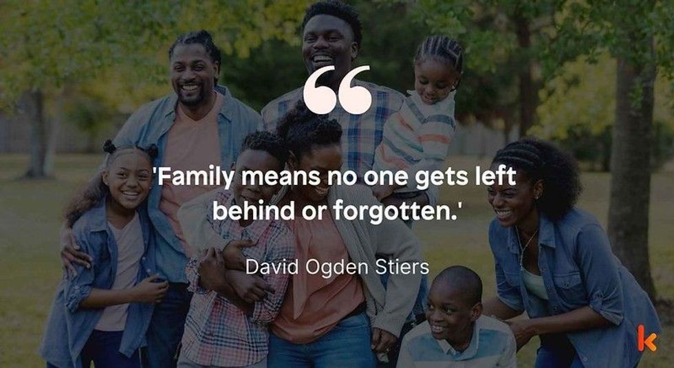Family gathering quote by David Ogden Stiers