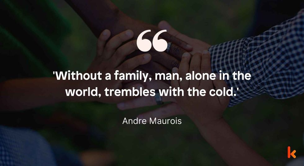 Family man quote by Andre Maurois