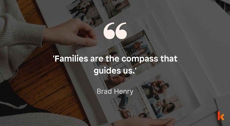 Family Picture Quote by Brad Henry