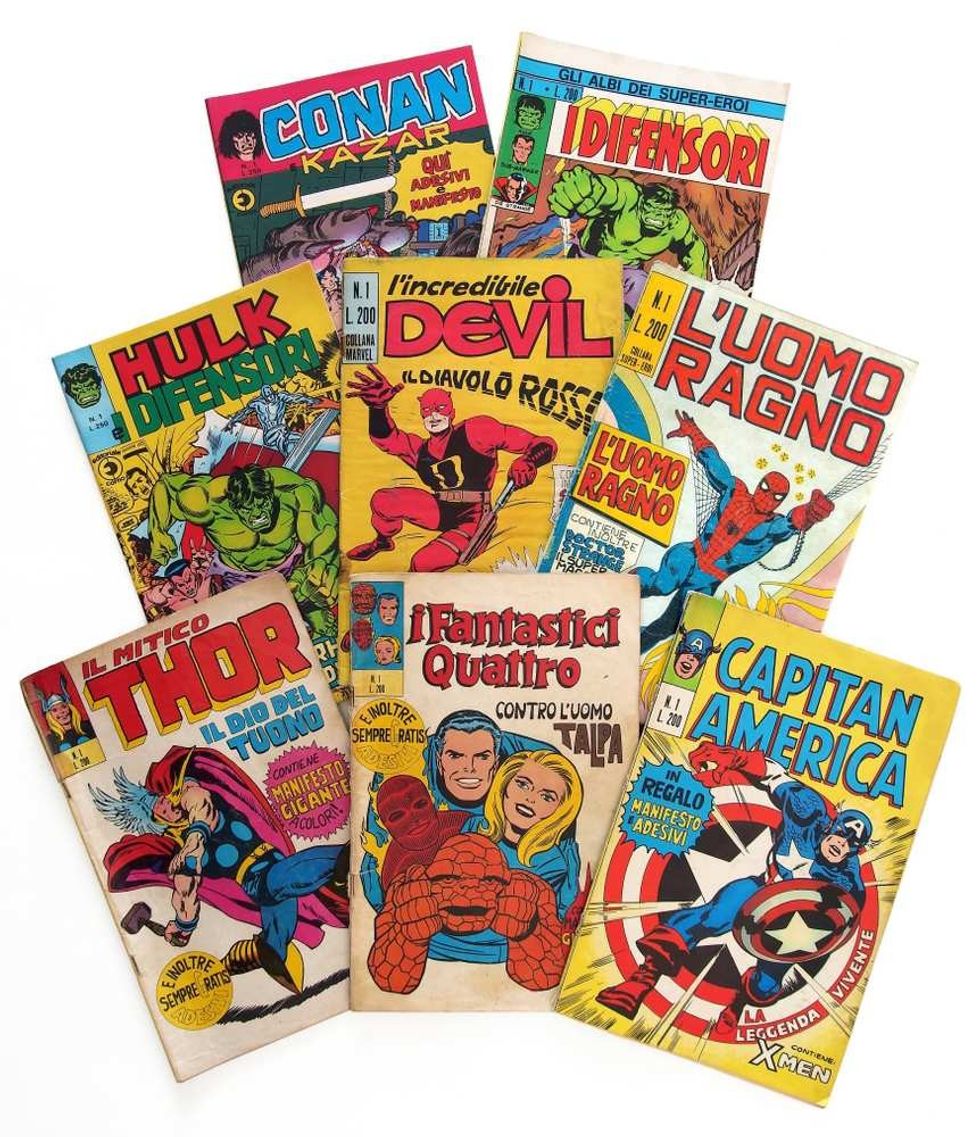 First edition of Marvel comic books