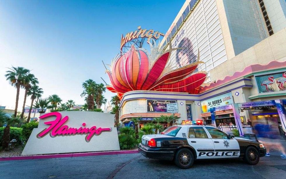 Flamingo the Strip view from Las Vegas