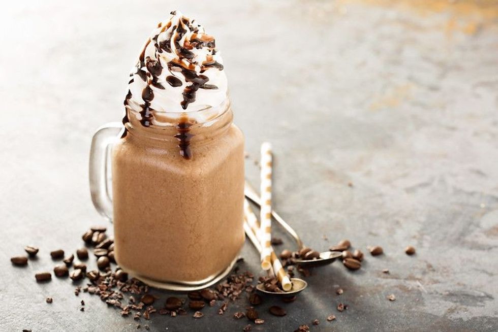 Frappé became so popular in the US that people began to celebrate these frothy coffee drinks.