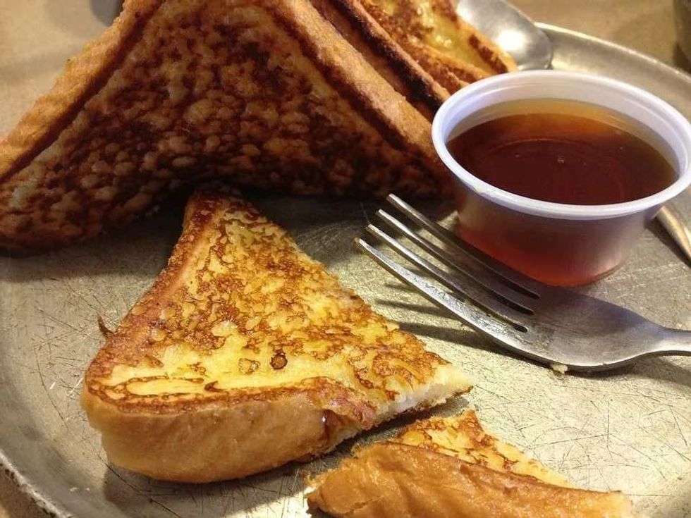 French toast is made with stale bread