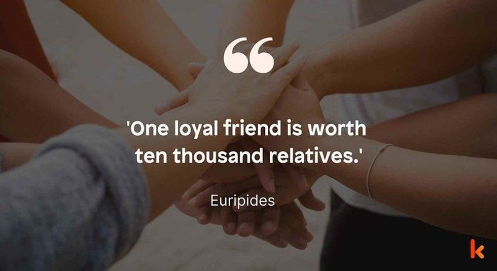 Friendship quote by Euripides
