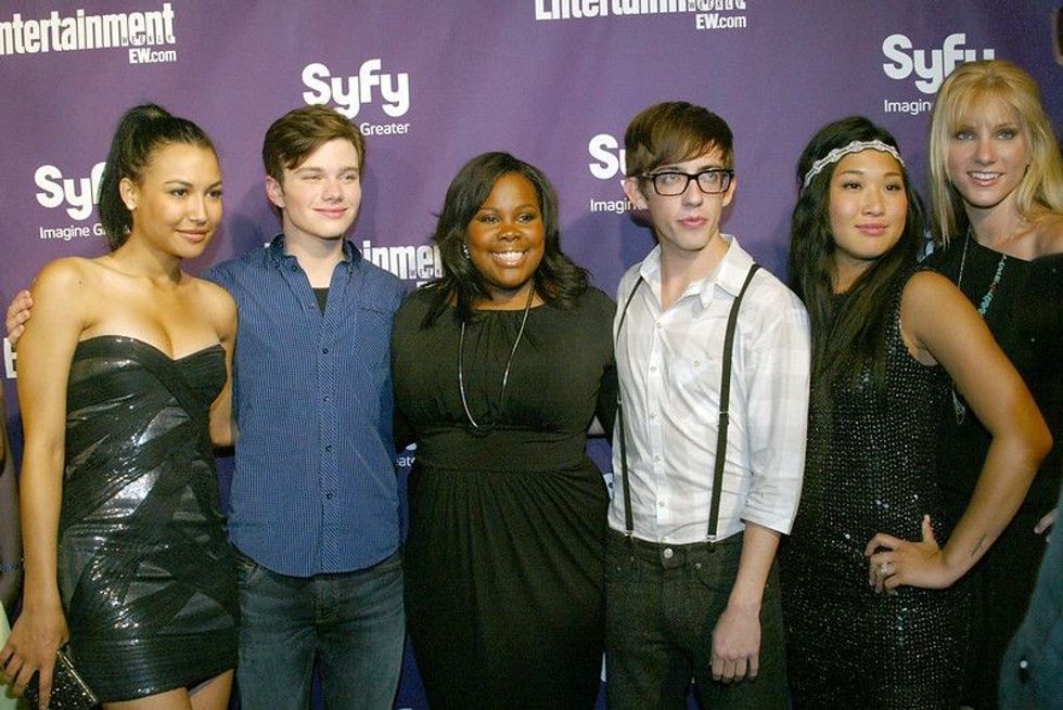 "Glee" cast members at the Hotel Solamar in San Diego, CA.