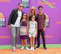 Glennon Doyle at an event with children