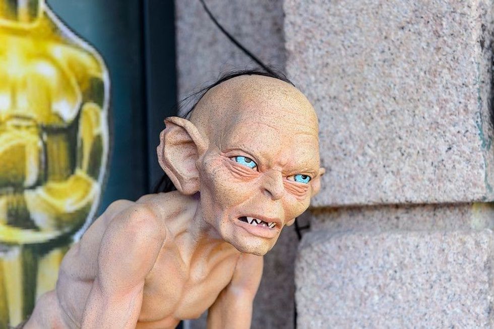 Gollum from the Lord of the Rings