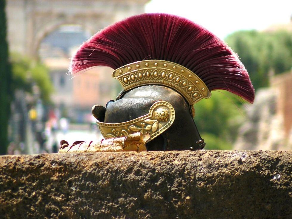 Greek-Roman soldier's helmet - Rome Italy