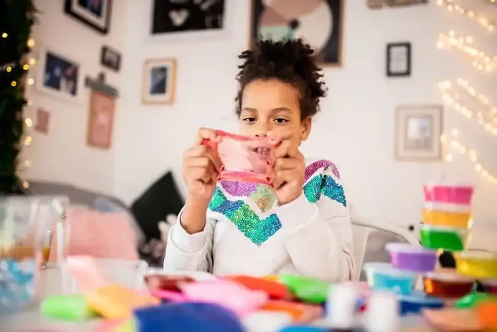 How to make clear glue slime in an instant