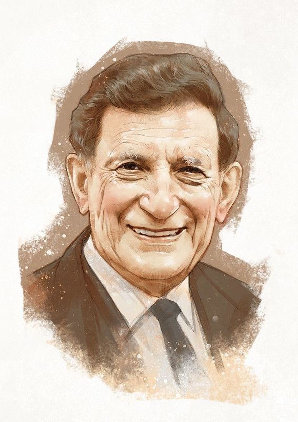 Illustration of David Joseph Bohm