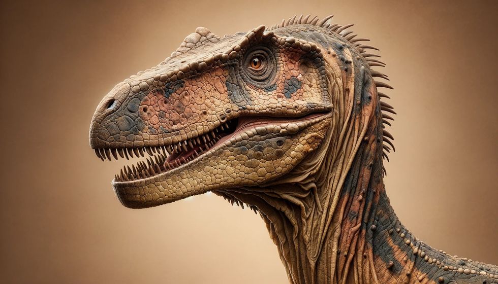 Image of an arcovenator against a plain background.