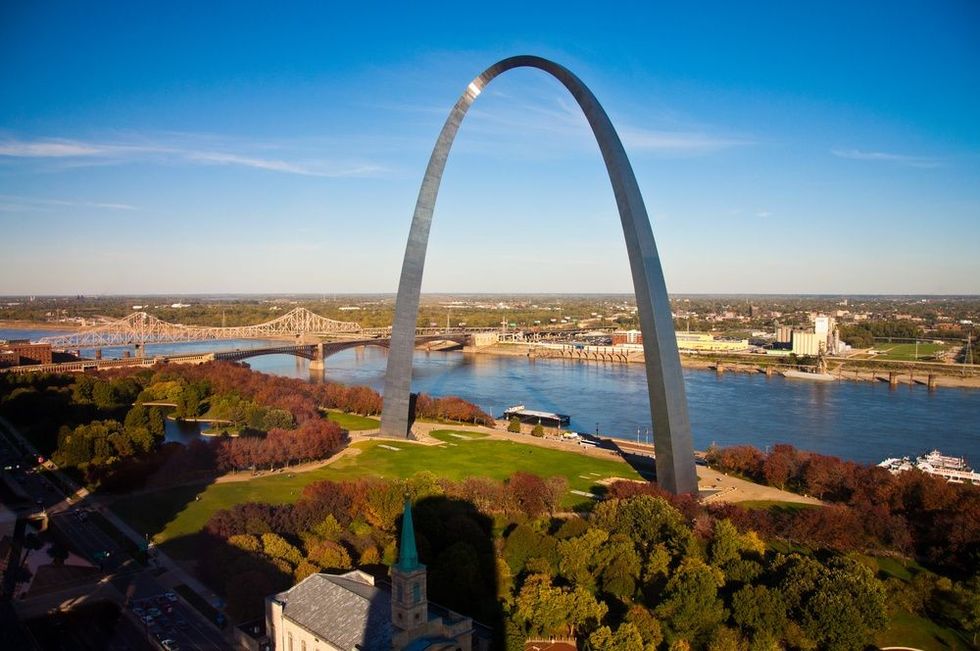 Image of the St. Louis Gateway Arch in St. Louis.
