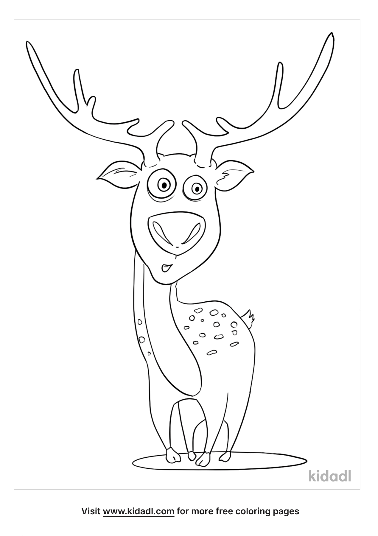 cartoon-deer-kidadl