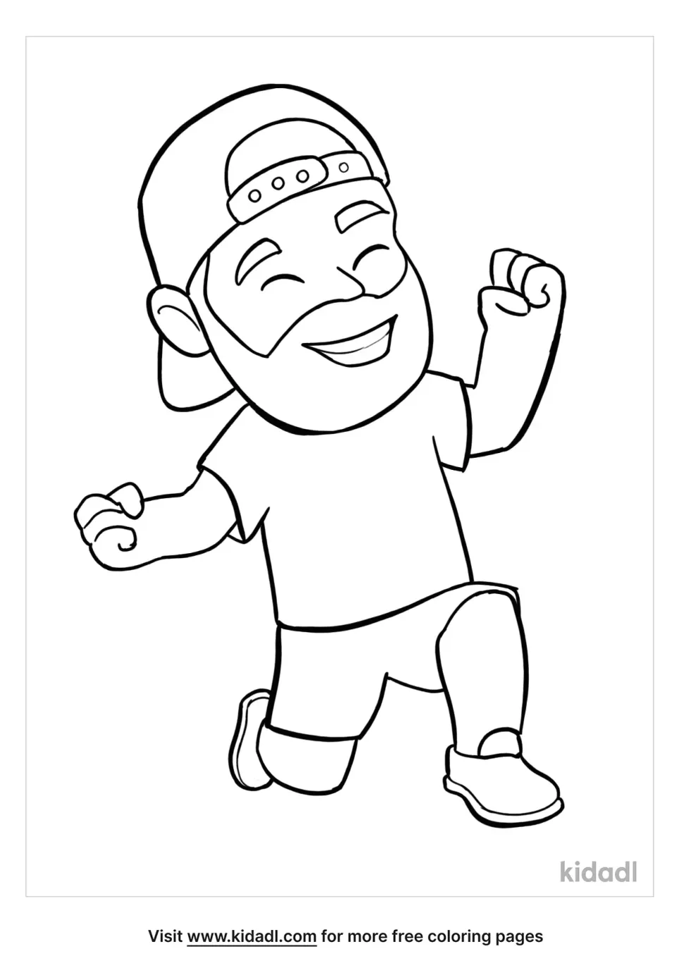 Dude Perfect Coloring Page