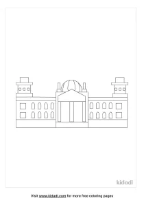 Berlin Landmark Coloring Page