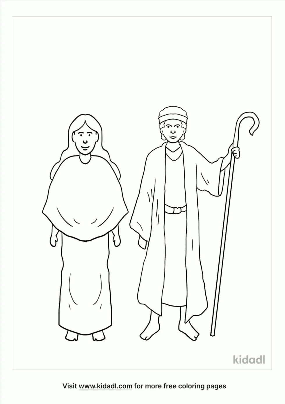 Jacob And Rachel Coloring Page