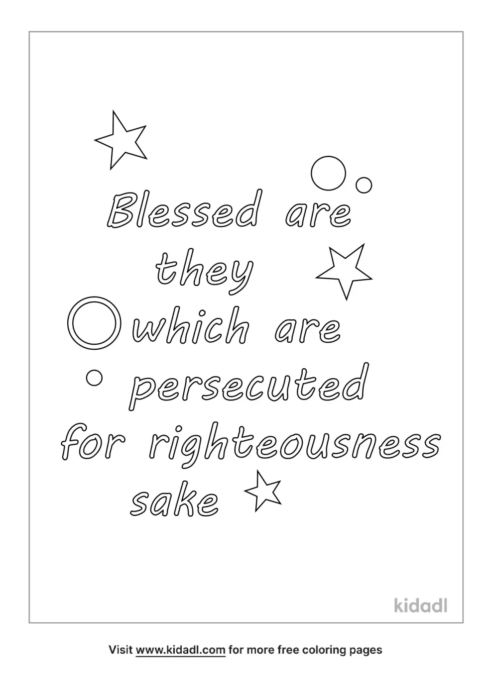 Blessed Are They Which Are Persecuted For Righteousness Sake