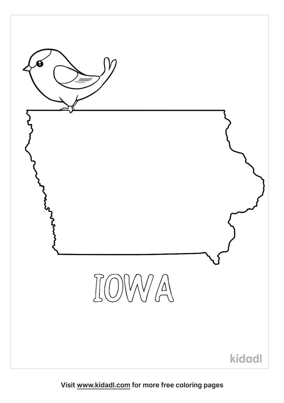 State Of Iowa Silhouette