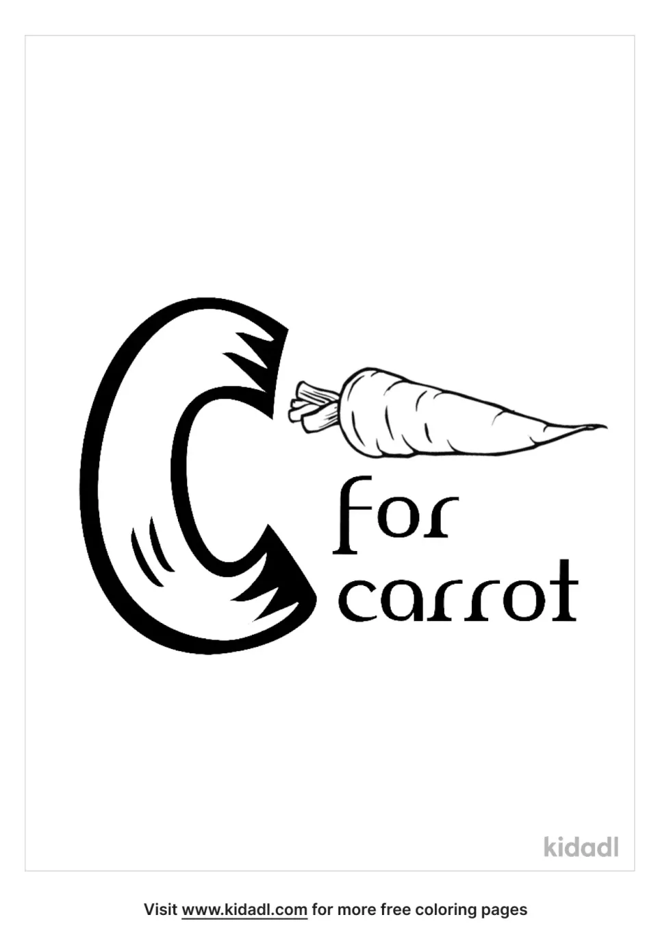 C Is For Carrot