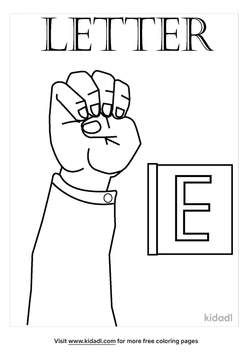E In Sign Language