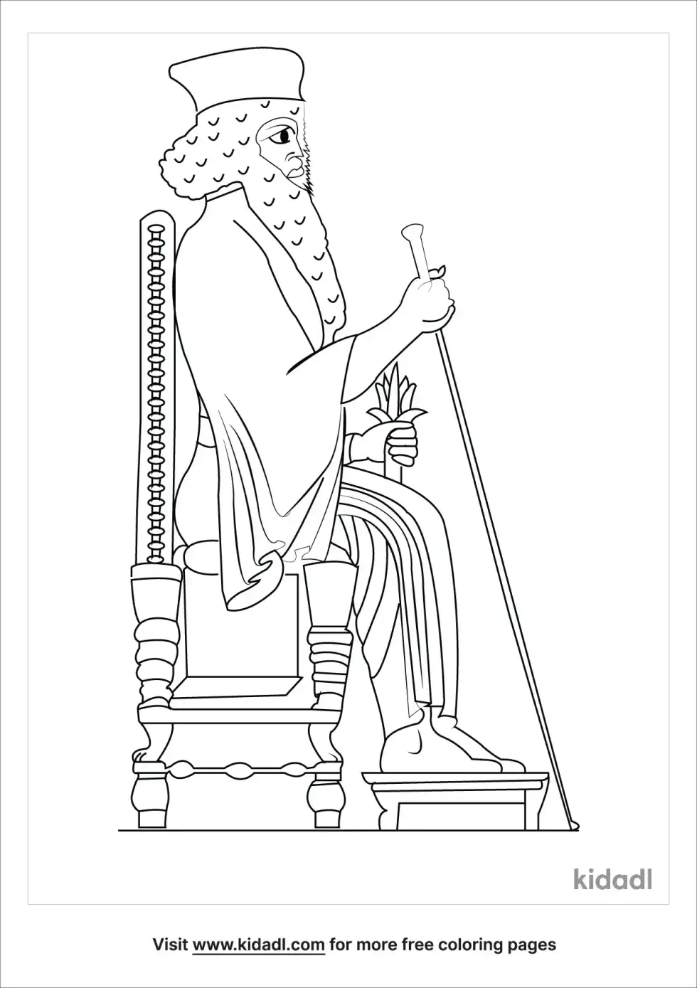 Xerxes Coloring Page