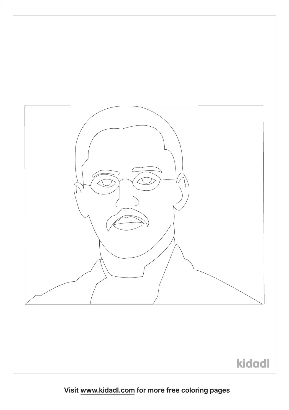 Lewis Howard Latimer Coloring Page