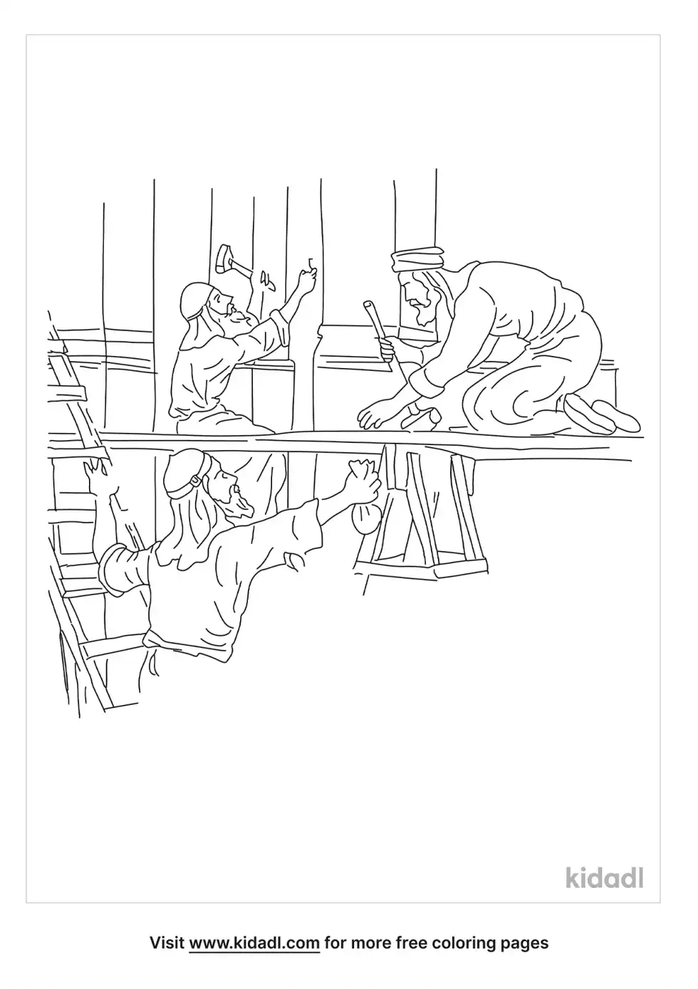 Temple Joash Coloring Page
