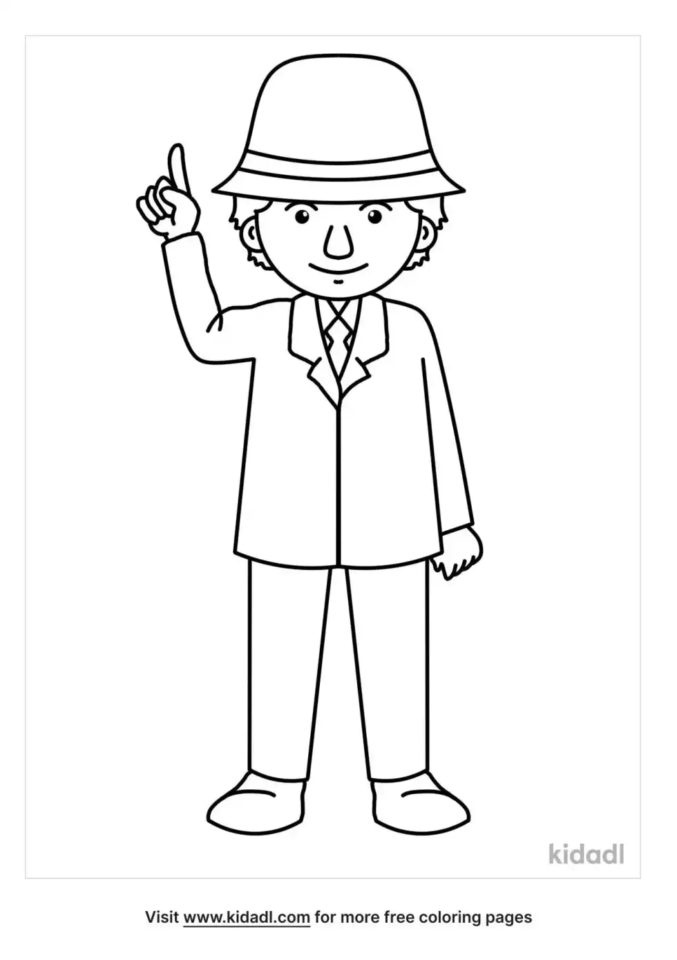 Umpire Coloring Page