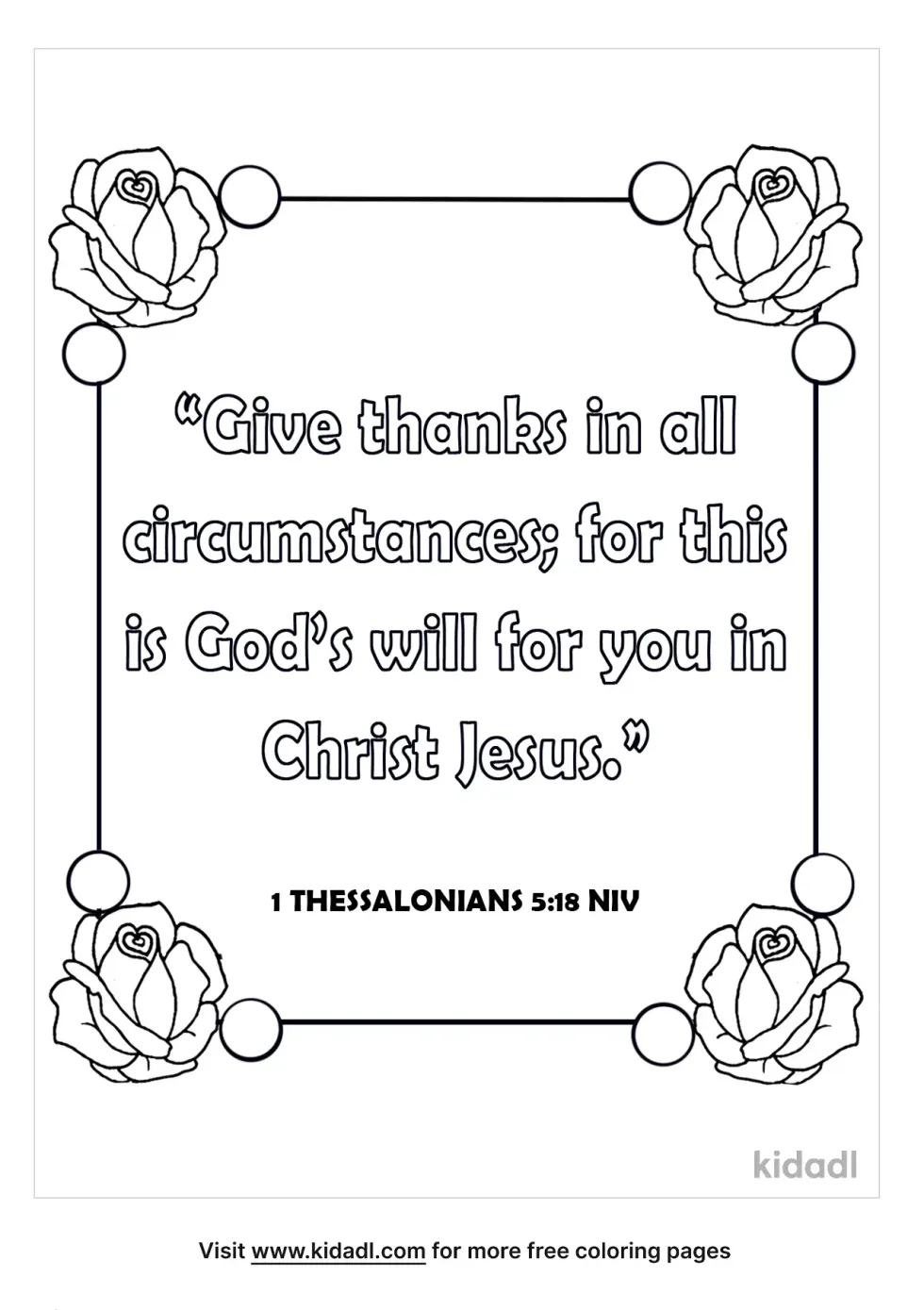 Give Thanks In All Circumstances Niv